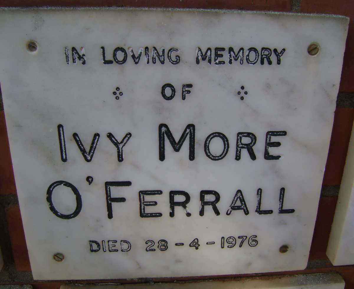 O'FERRALL Ivy More -1976