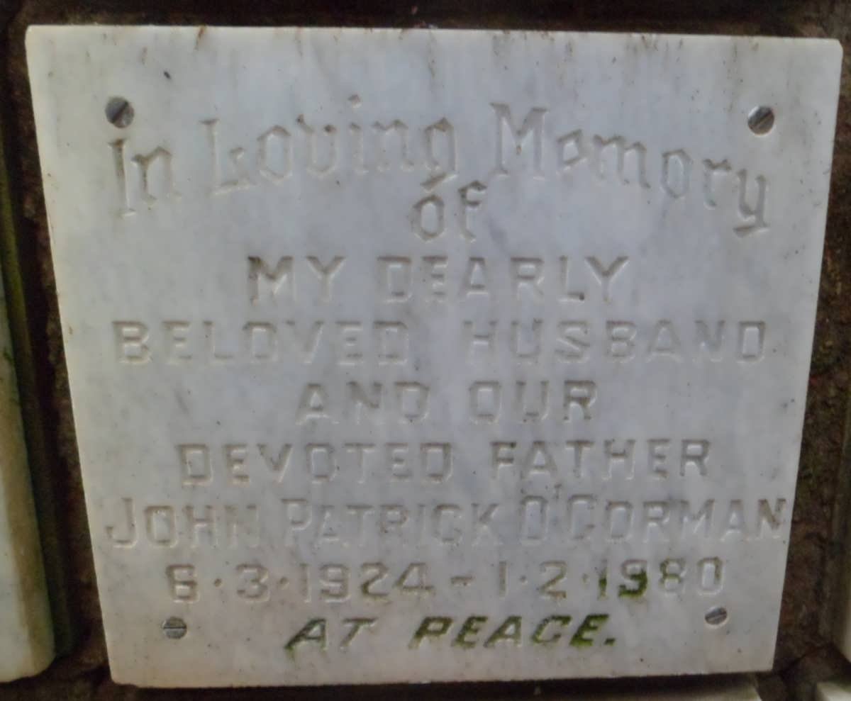O'GORMAN John Patrick 1924-1980