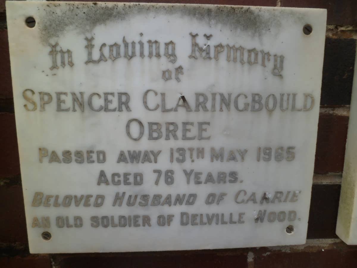 OBREE Spencer Claringbould -1965