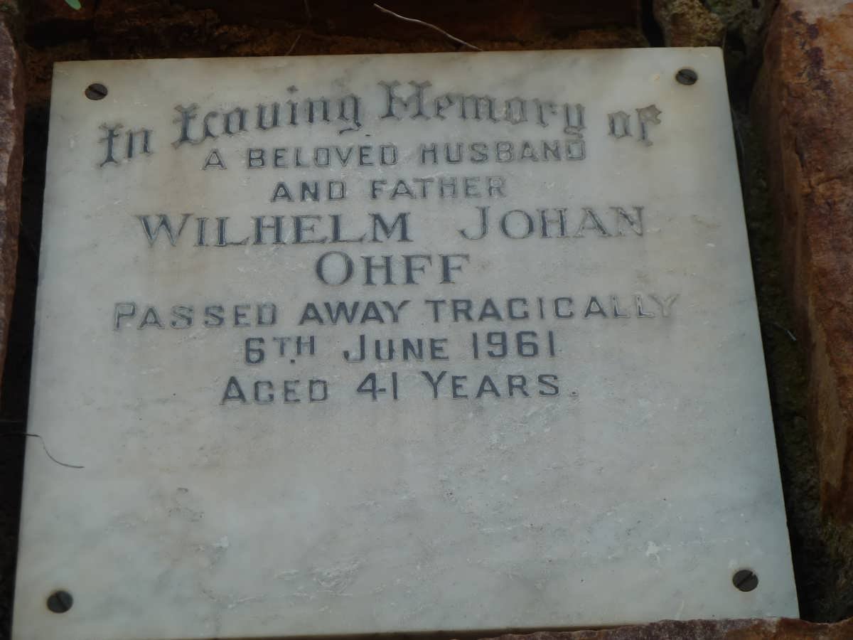 OHFF Wilhelm Johan -1961