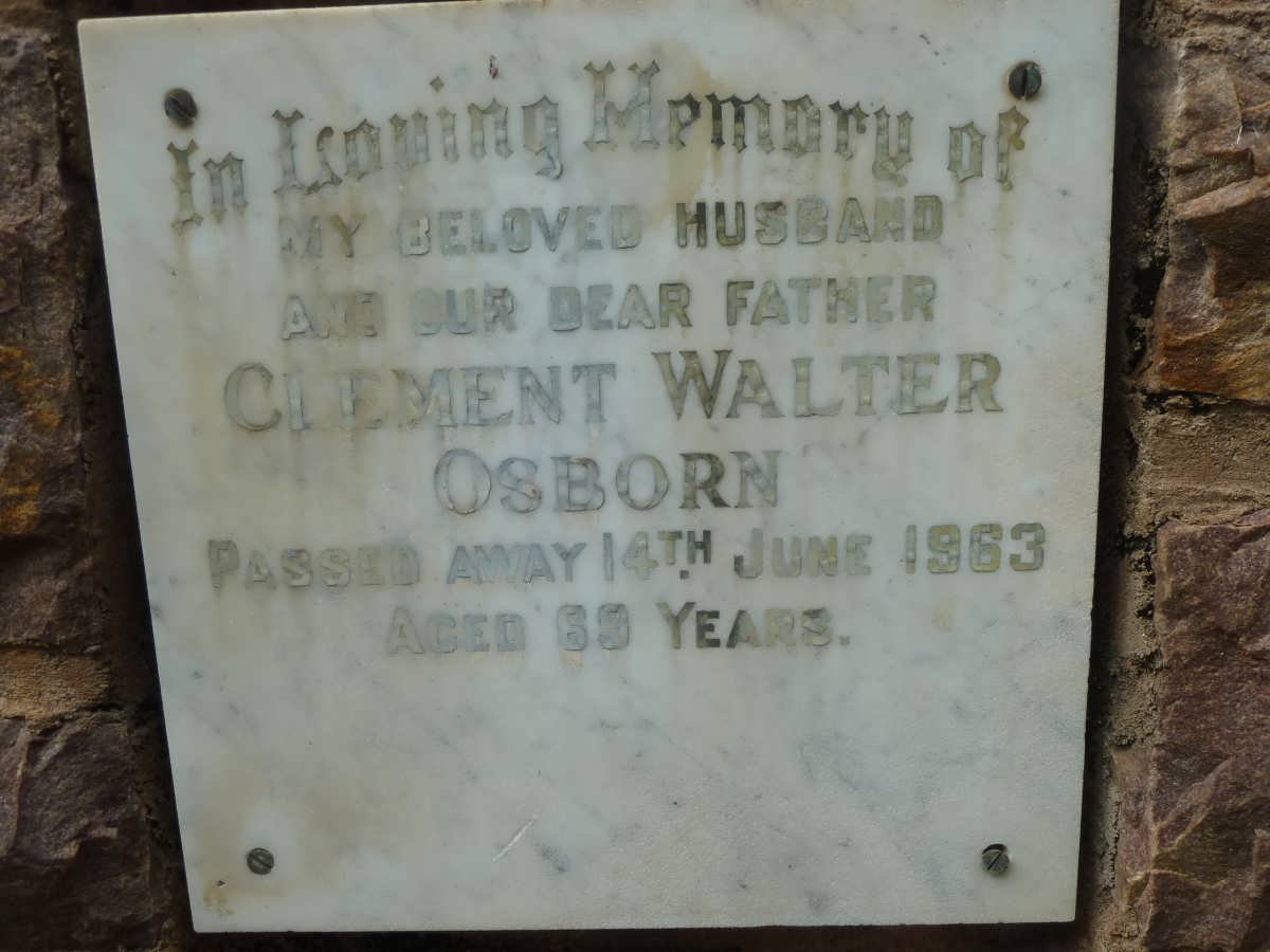 OSBORN Clement Walter -1963