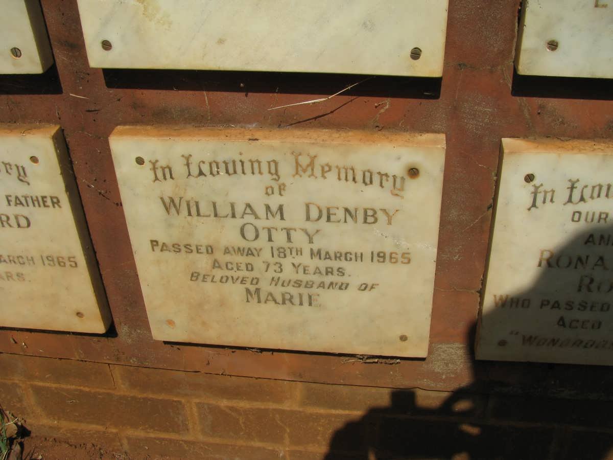 OTTY William Denby -1965 