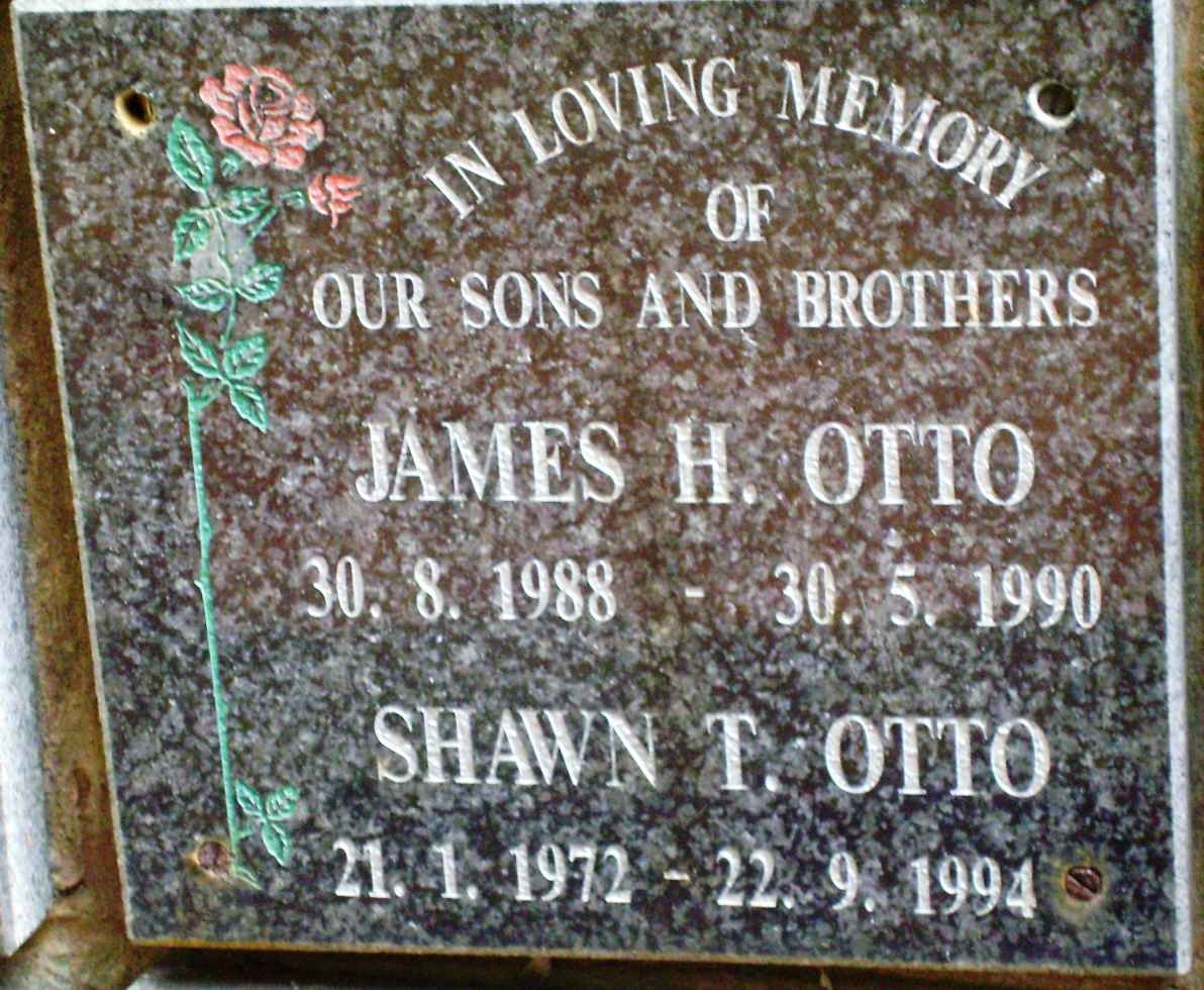 OTTO Shawn T. 1972-1994 :: OTTO James H. 1988-1990