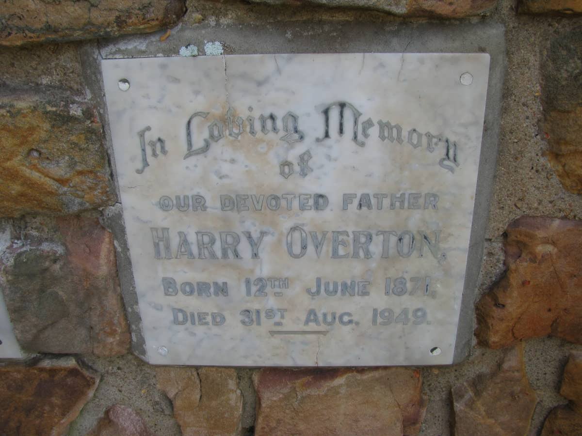 OVERTON Harry 1871-1949