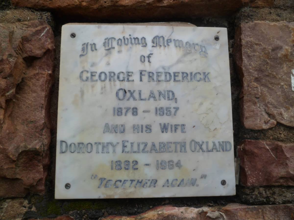 OXLAND George Frederick 1878-1957 &amp; Dorothy Elizabeth 1892-1964