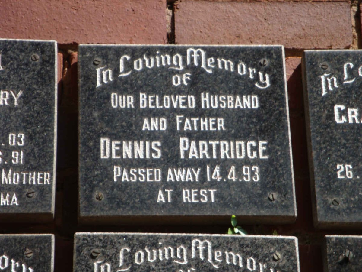 PARTRIDGE Dennis -1993
