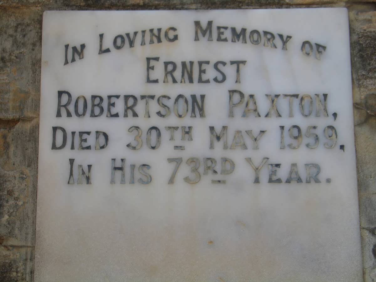 PAXTON Ernest Robertson -1959