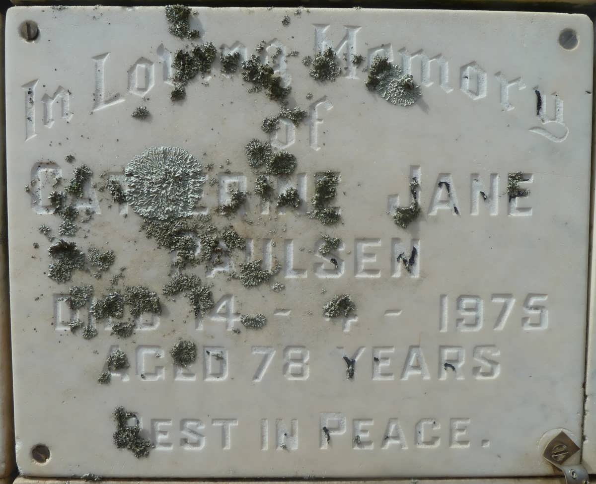 PAULSEN Catherine Jane -1975