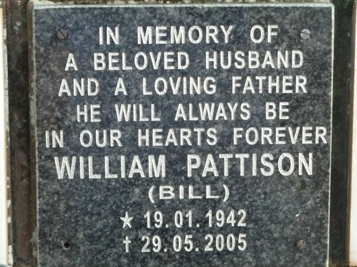 PATTISON William 1942-2005