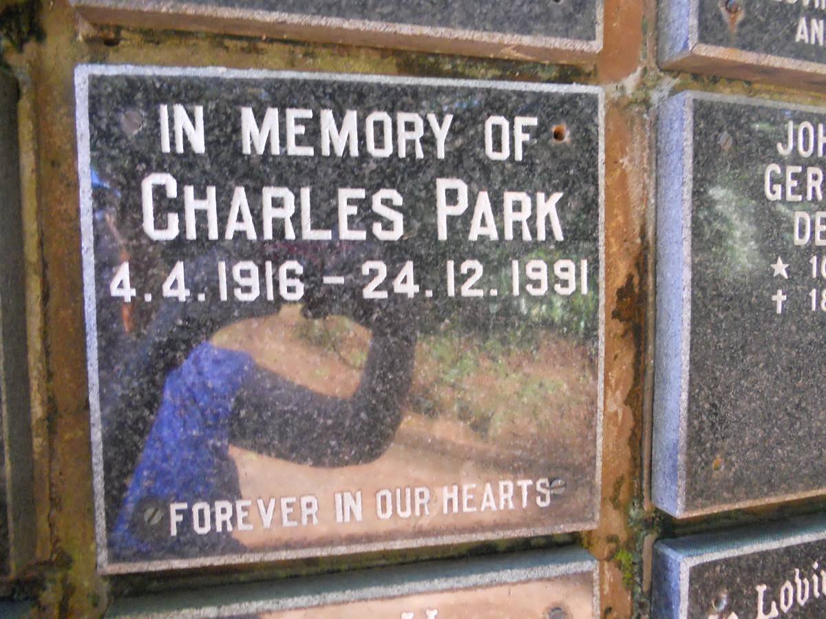 PARK Charles 1916-1991