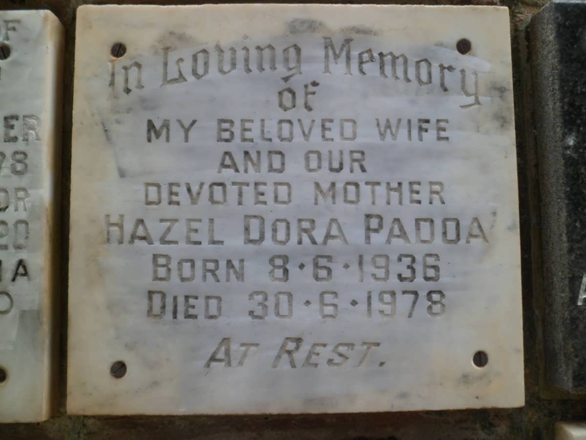 PADOA Hazel Dora 1936-1978