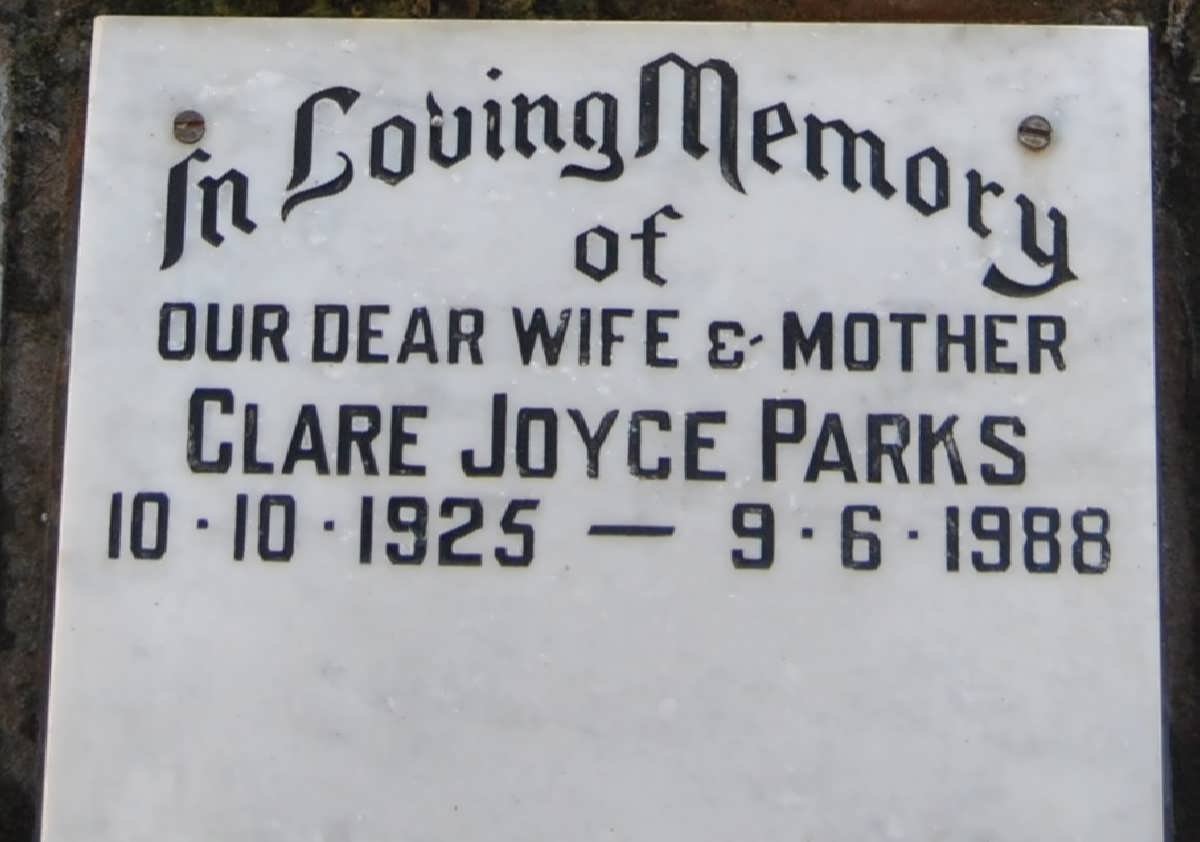 PARKS Clare Joyce 1925-1988