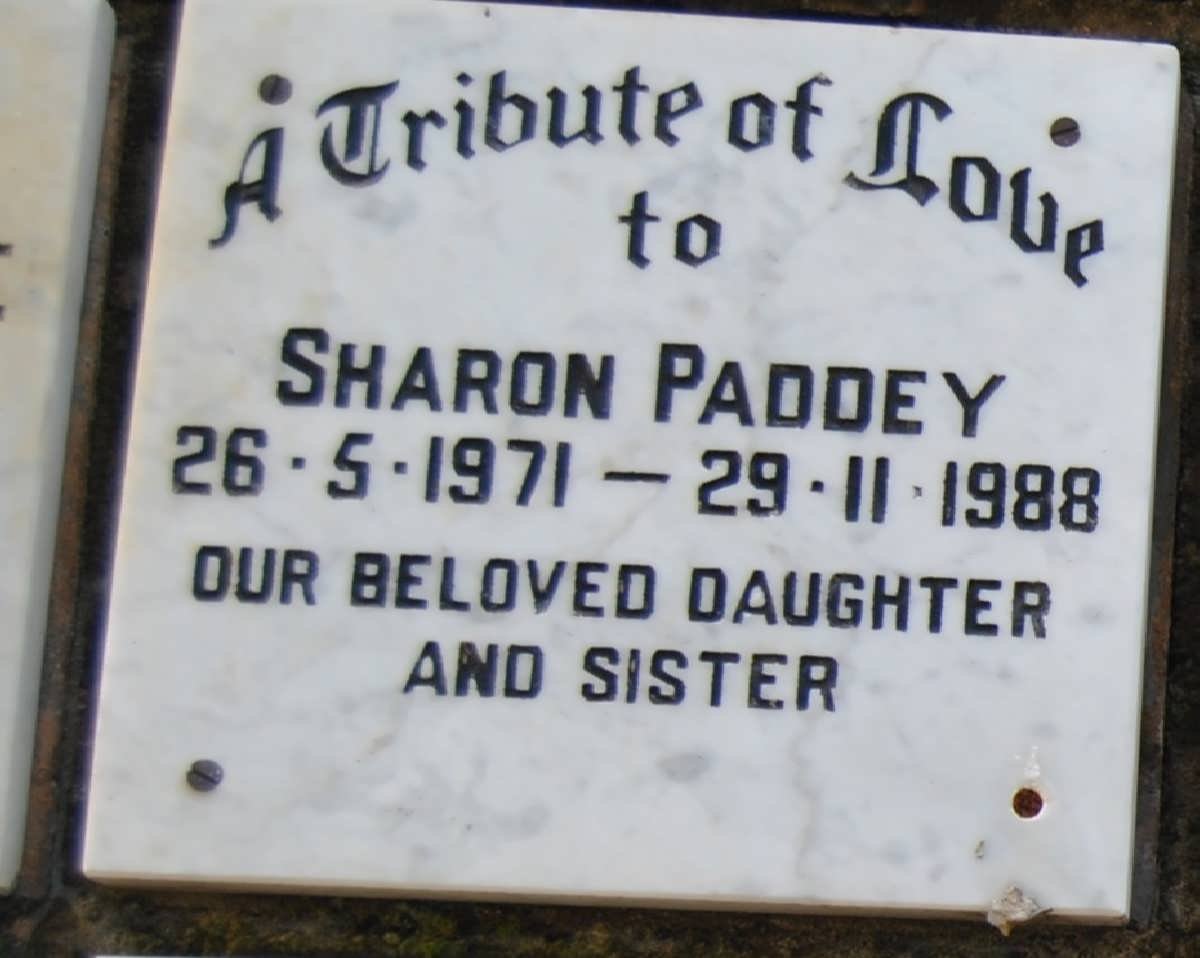 PADDEY Sharon 1971-1988