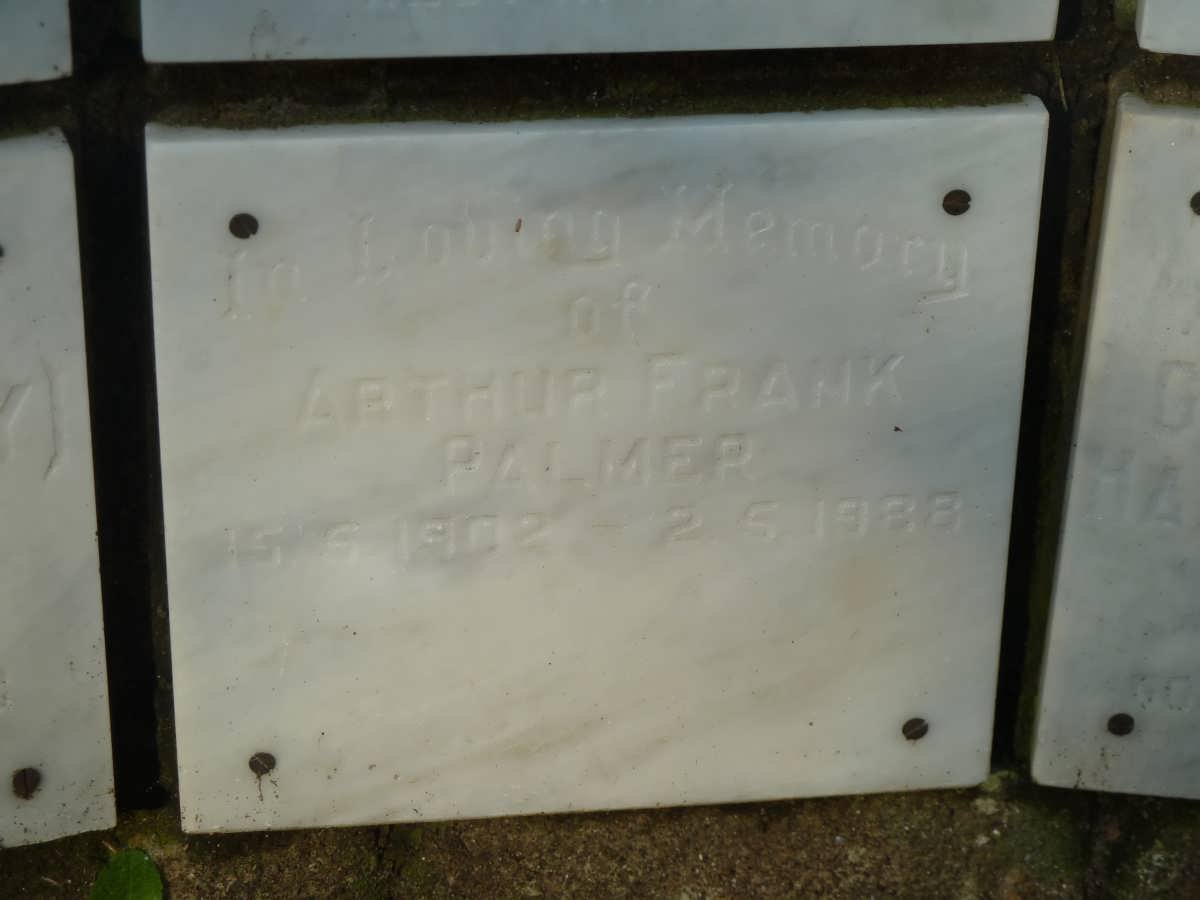 PALMER Arthur Frank 1902-1988