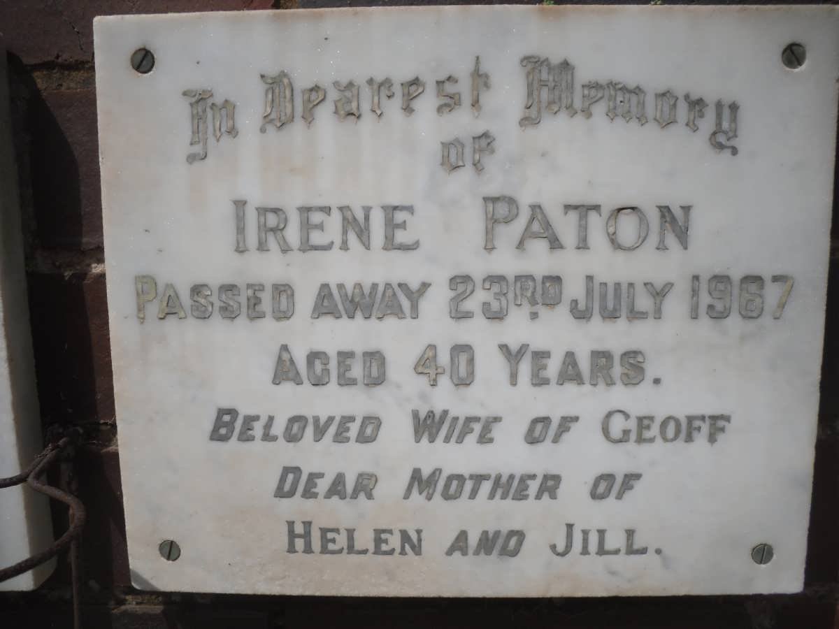 PATON Irene -1967