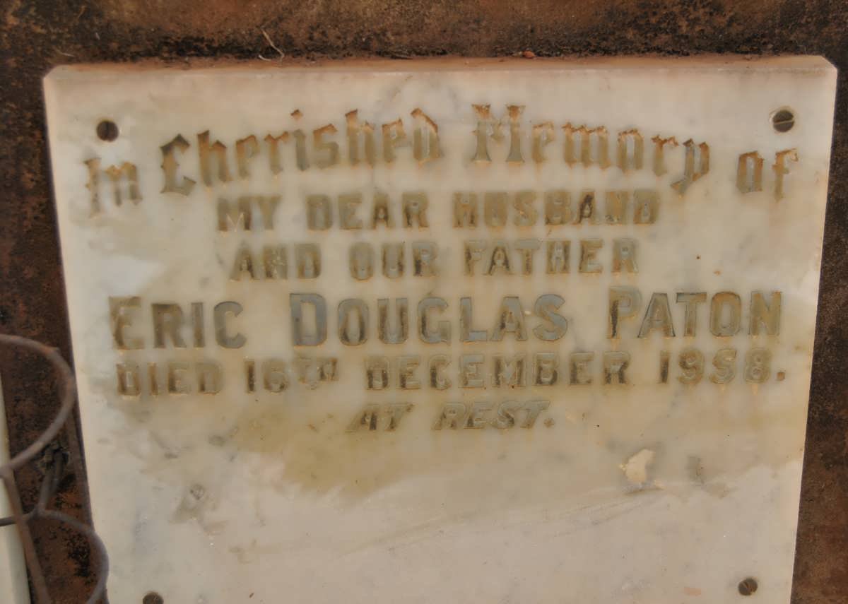 PATON Eric Douglas -1958