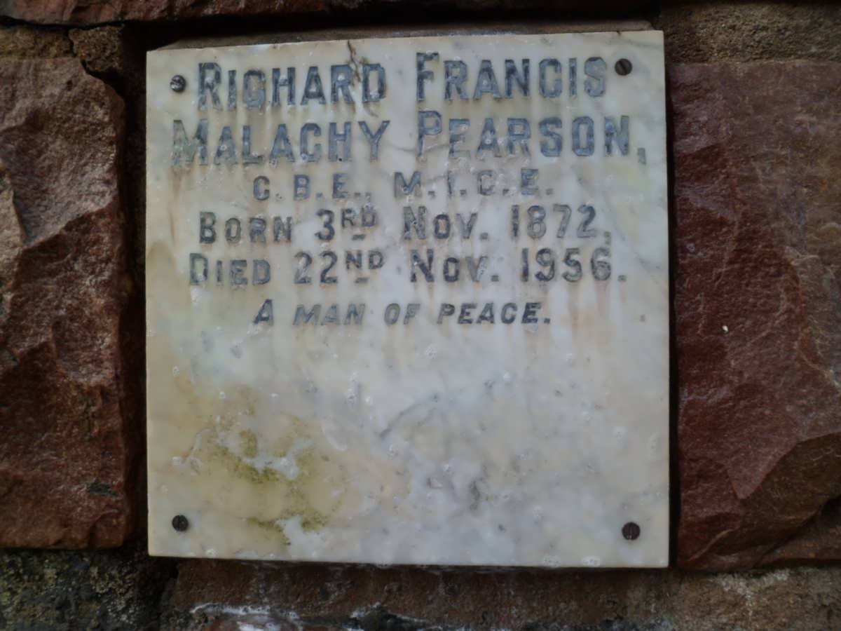 PEARSON Richard Francis Malaghy 1872-1956