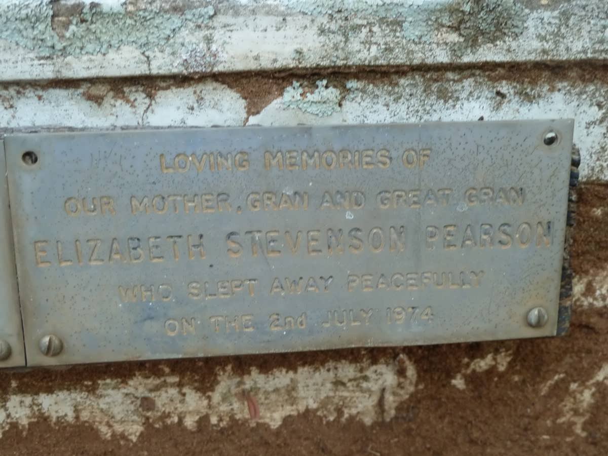 PEARSON Elizabeth Stevenson -1974