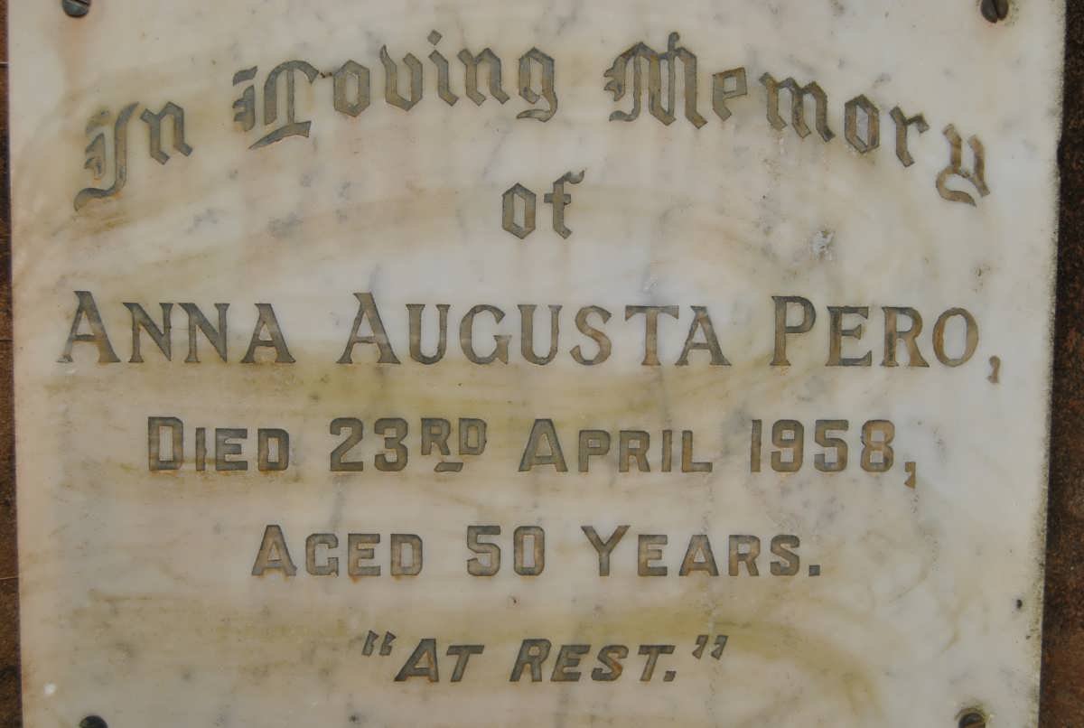 PERO Anna Augusta -1958