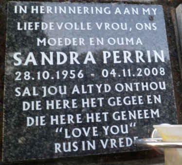 PERRIN Sandra 1956-2008