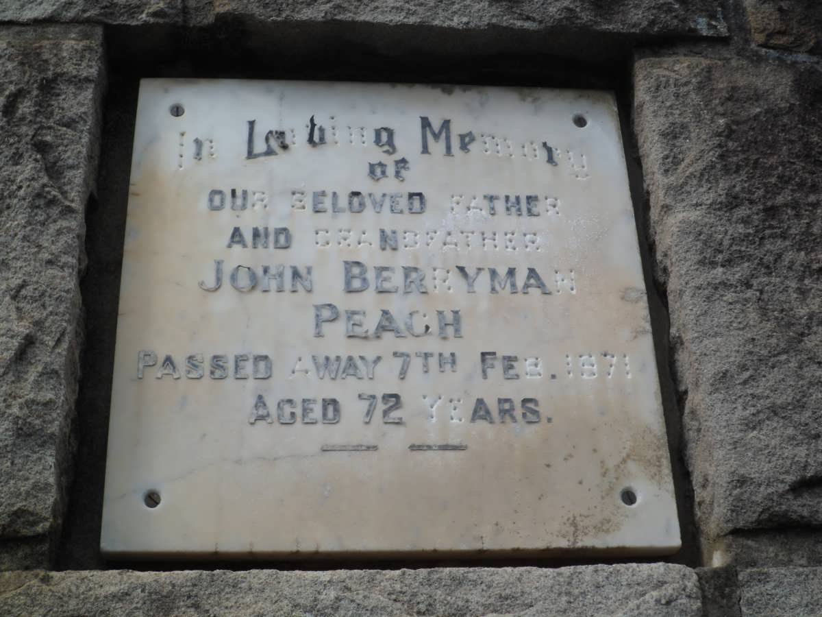 PEACH John Berryman -1971