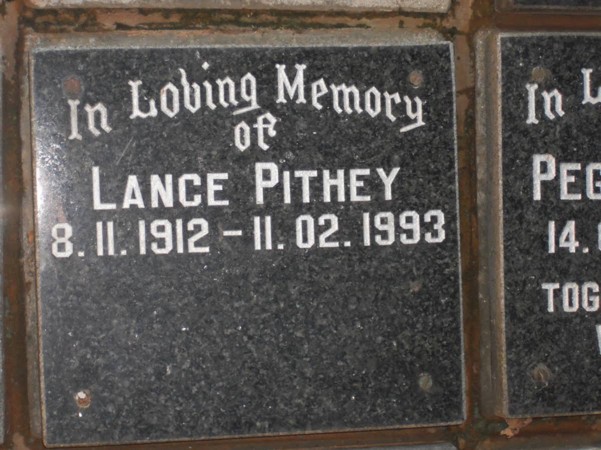 PITHEY Lance 1912-1993