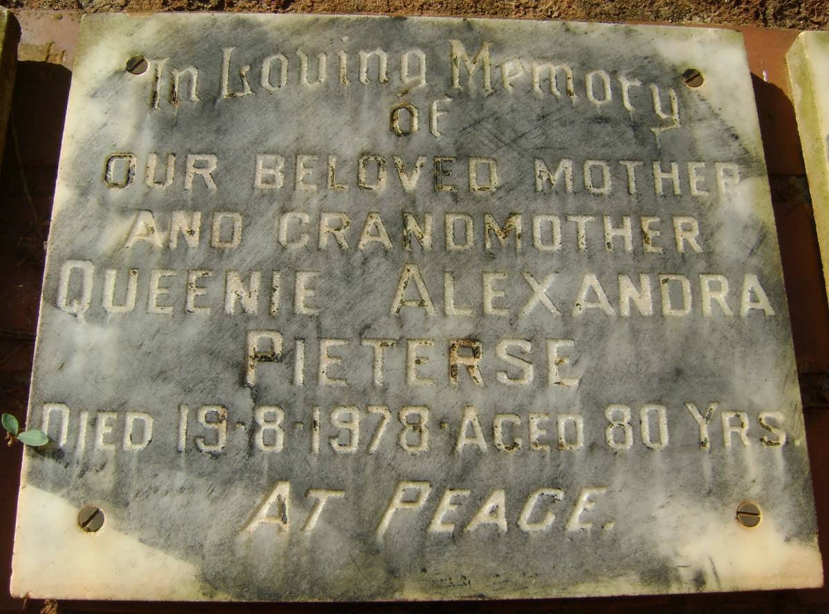 PIETERSE Queenie Alexandra -1978
