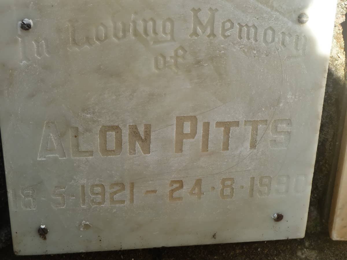 PITTS Alon 1921-1990