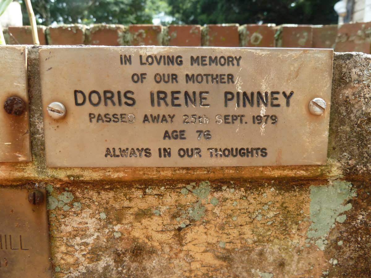 PINNEY Doris Irene -1979