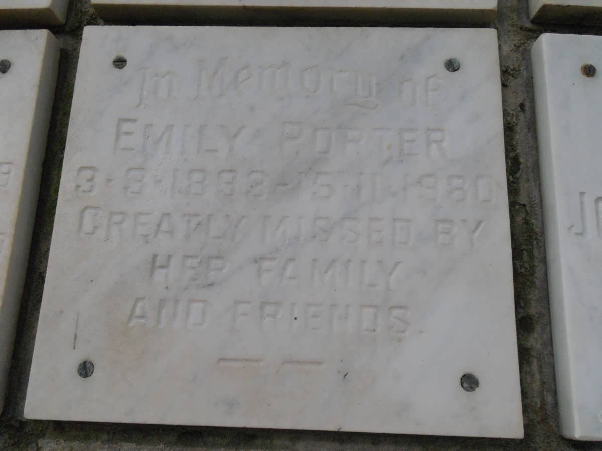 PORTER Emily 1893-1980