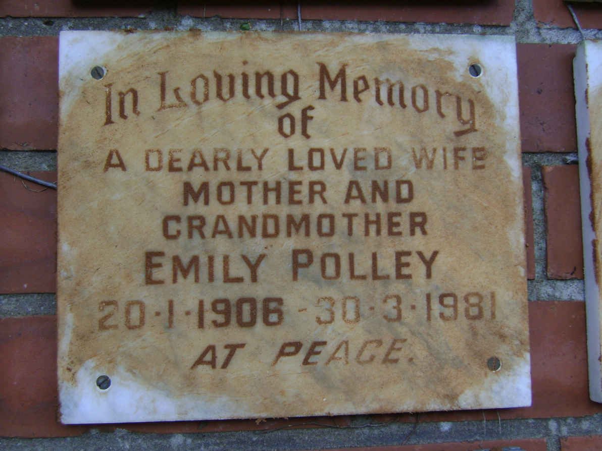 POLLEY Emily 1906-1981