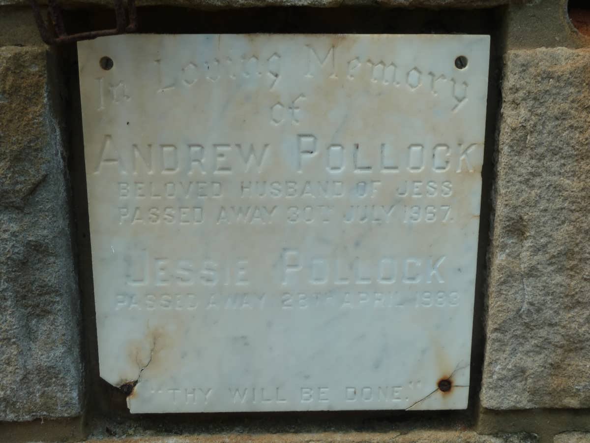 POLLOCK Andrew -1967 &amp; Jessie -1983