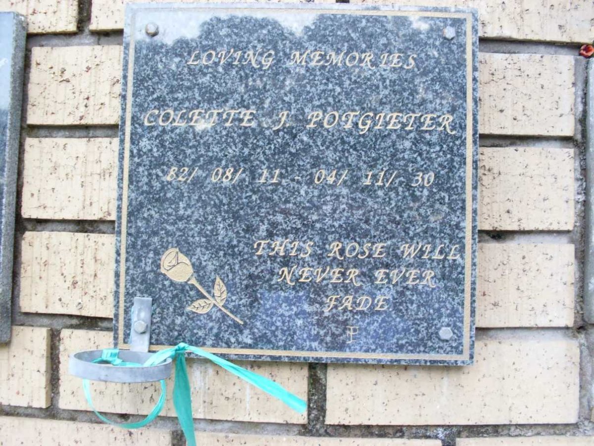 POTGIETER Colette J. 1982-2004