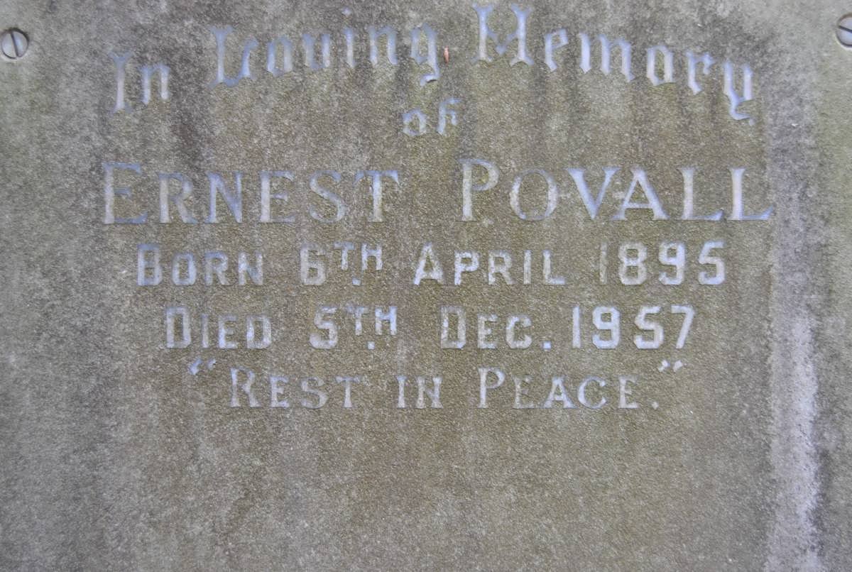 POVALL Ernest 1895-1957