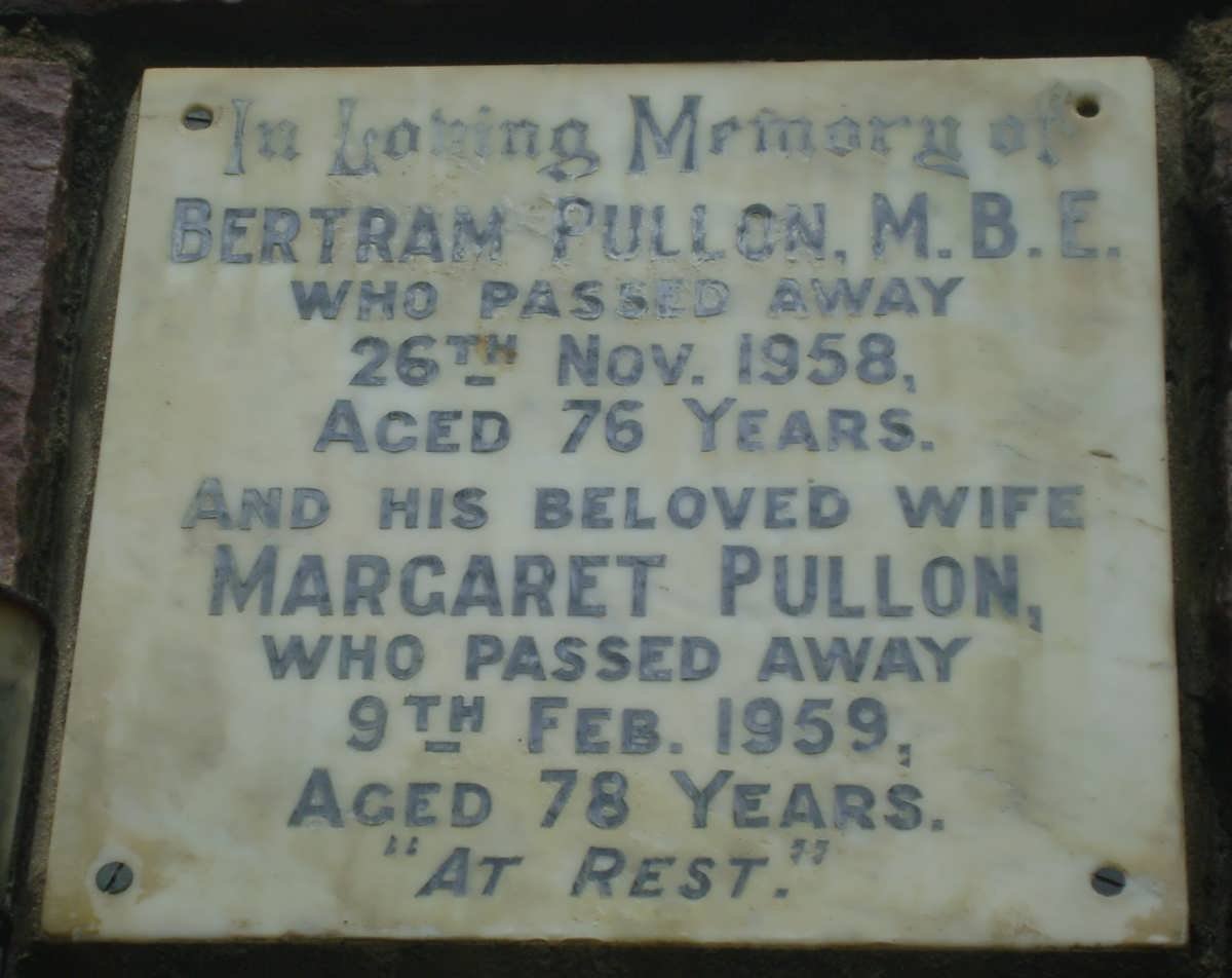 PULLON Bertram -1958 &amp; Margaret -1959