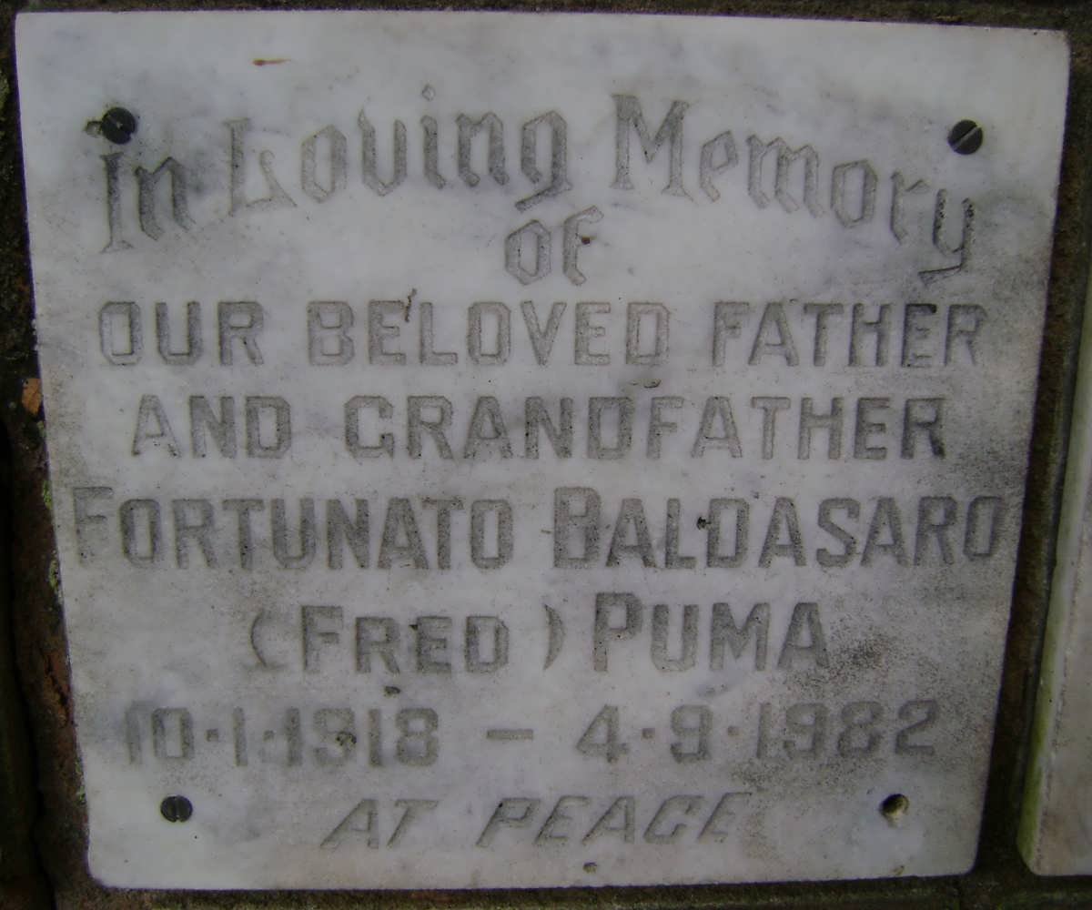 PUMA Fortunato Baldasaro 1918-1982