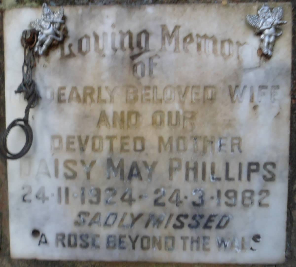 PHILLIPS Daisy May 1924-1982
