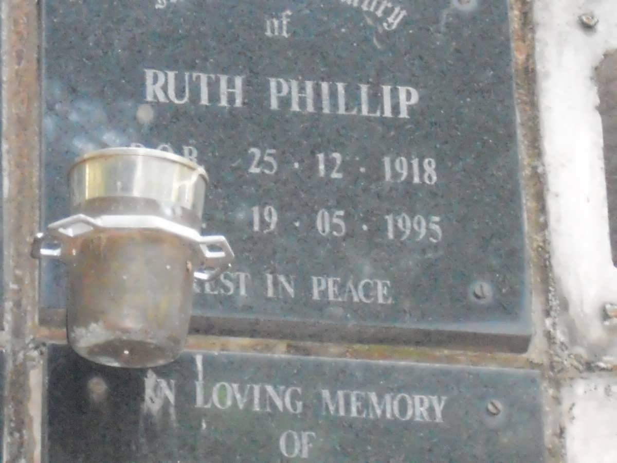 PHILLIP Ruth 1918-1995