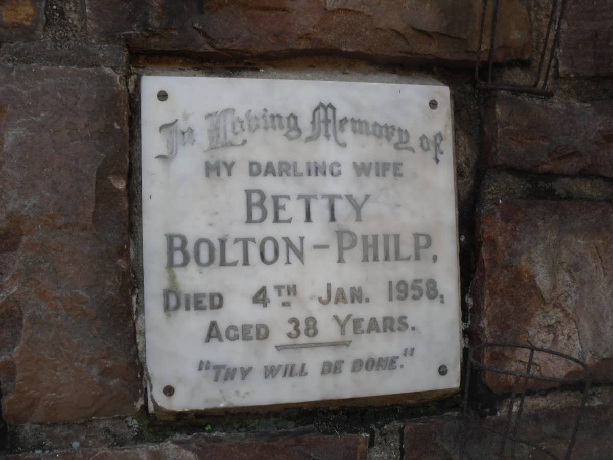 PHILP Betty, Bolton -1958