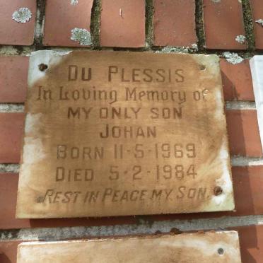 PLESSIS Johan, du 1969-1984