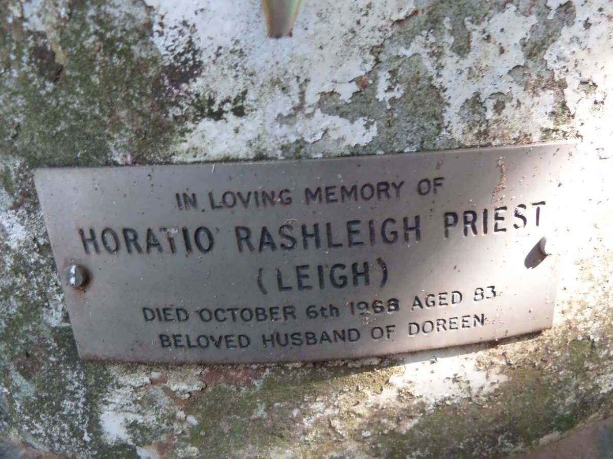 PRIEST Horatio Rashleigh -1968