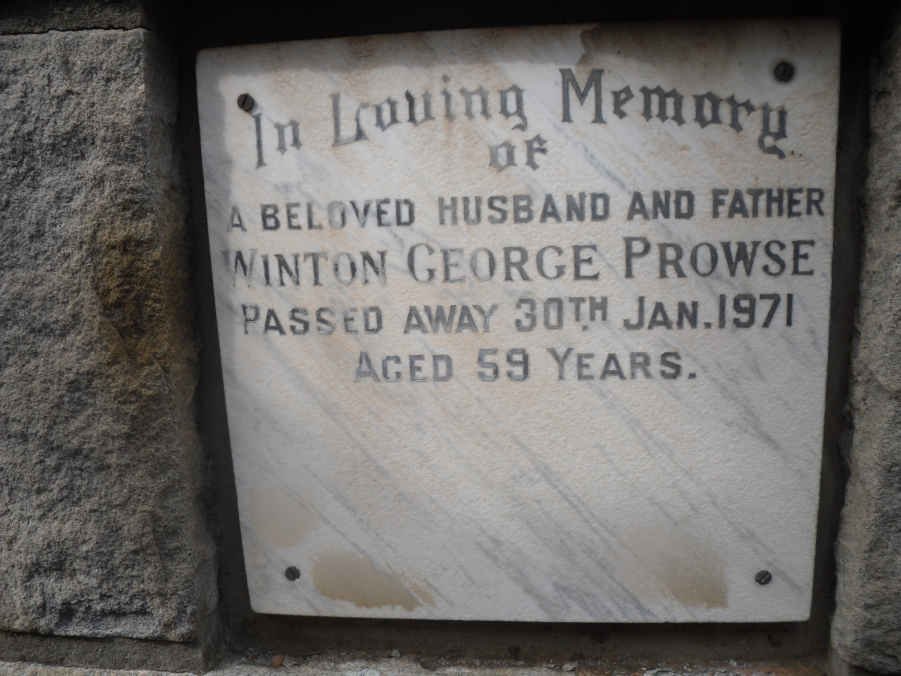 PROWSE Winton George -1971