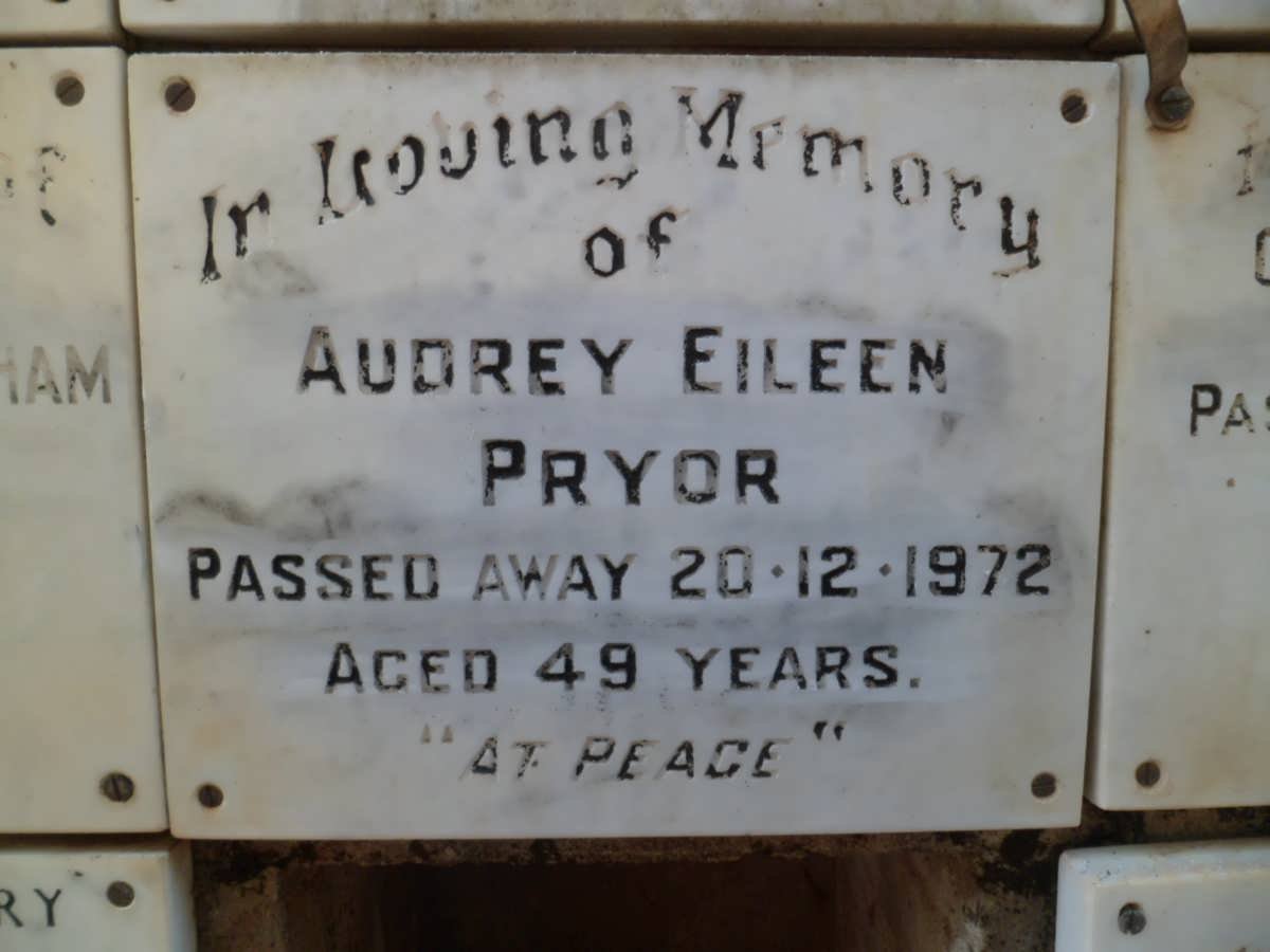 PRYOR Audrey Eileen -1972