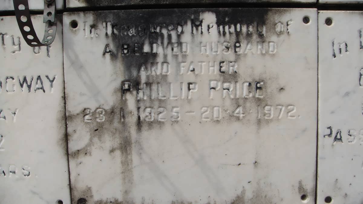 PRICE Phillip 1925-1972