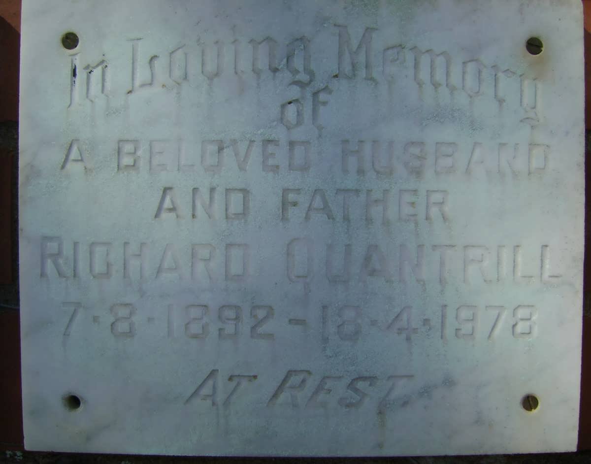 QUANTRILL Richard 1892-1978
