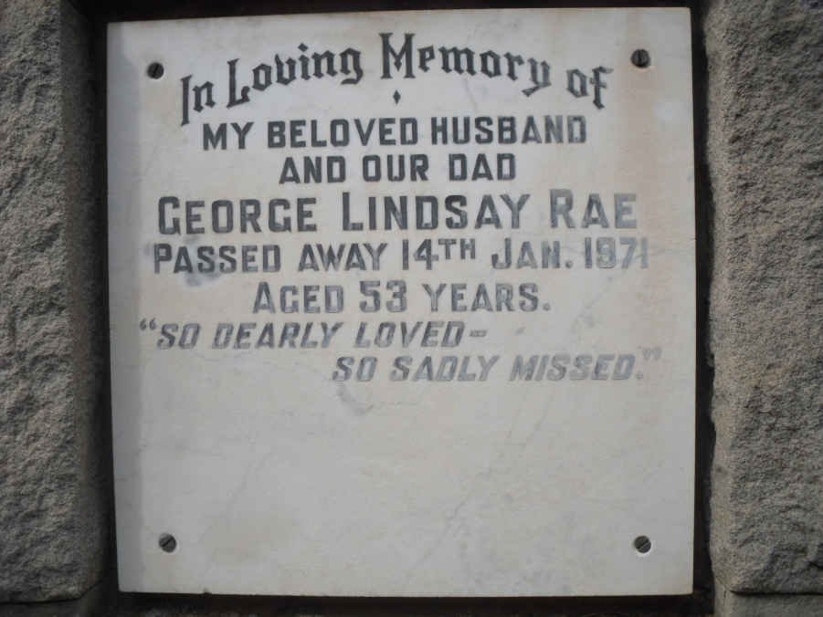 RAE George Lindsay -1971