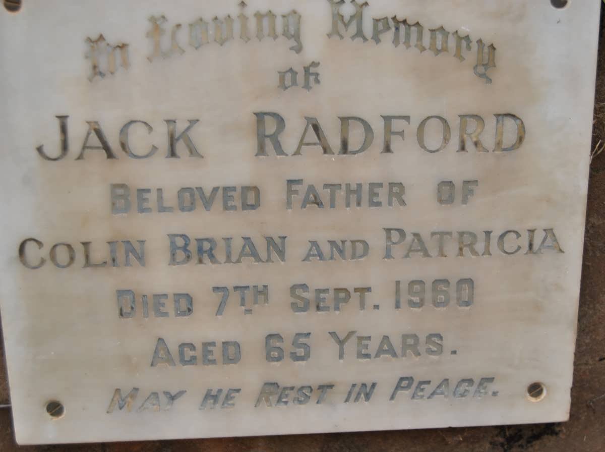 RADFORD Jack -1960