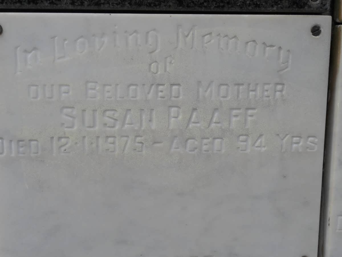 RAAFF Susan -1975