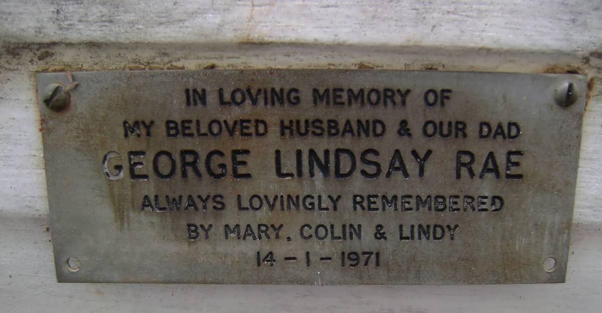 RAE George Lindsay -1971