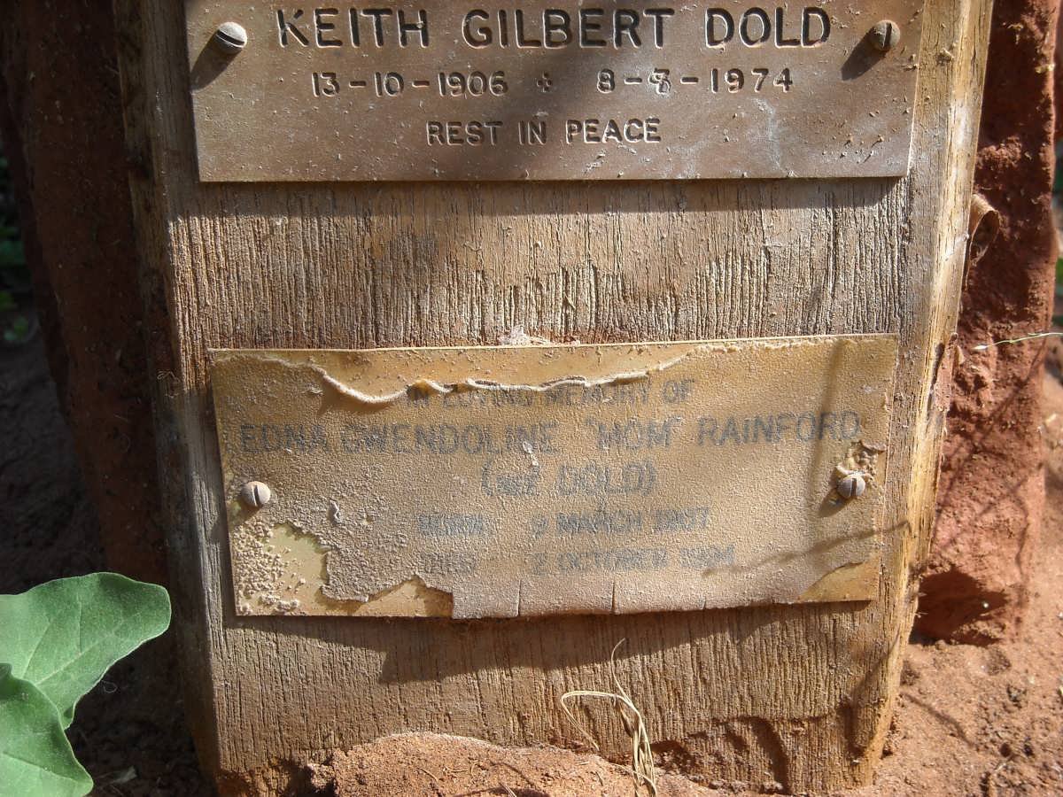 RAINFORD Edna Gwendoline nee DOLD 1907-1994